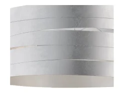 Sale Mambo - Lámpara de suspensión en hierro lacado blanco con decoración. Plata antigua y cables de acero regulables 3 luces 120 - Ø45 - BL157-3-ARG Plateado