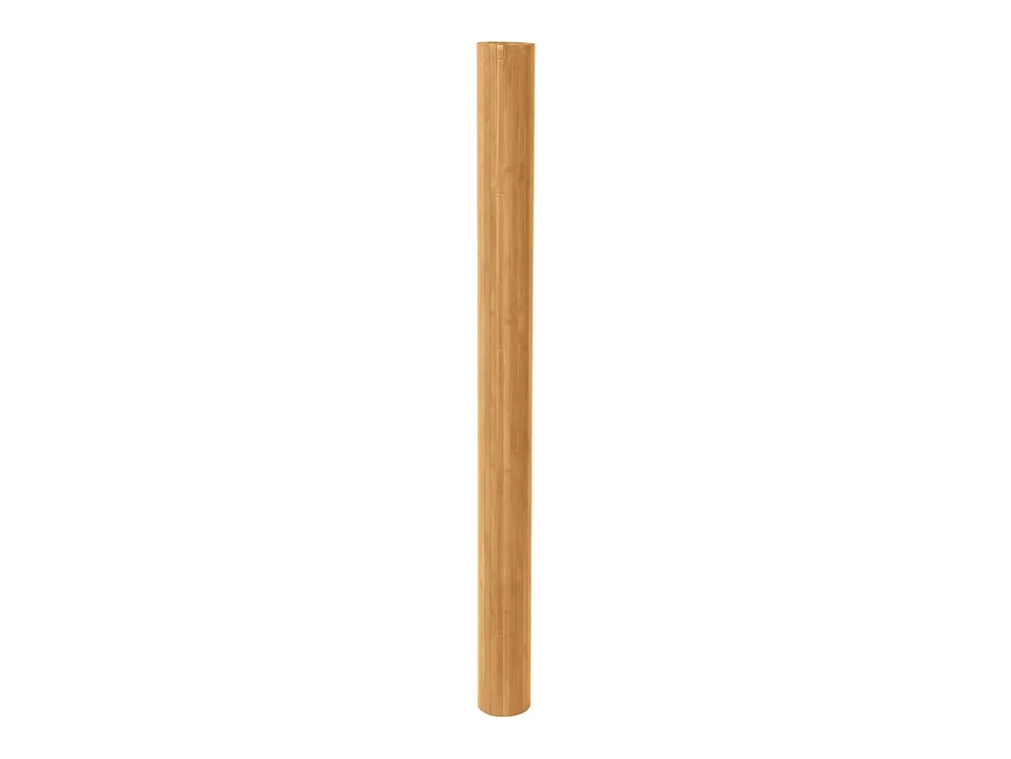 Mampara de bambú natural 250x165 cm Marru00f3n Outlet