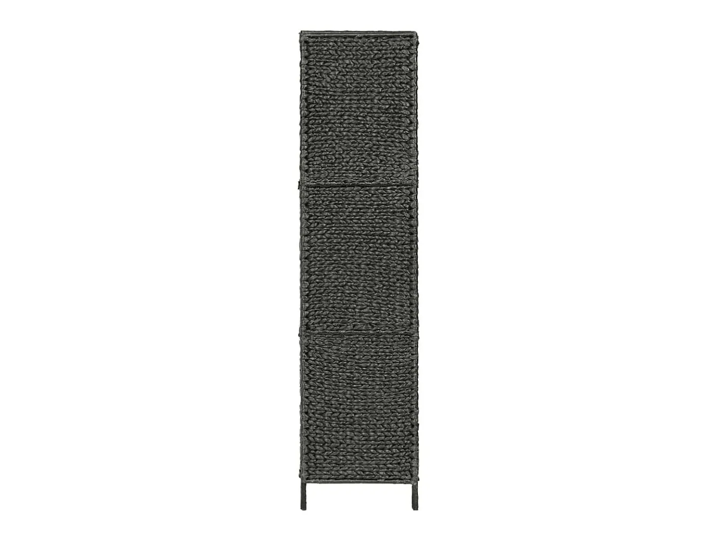Biombo-Mampara divisoria 5 paneles 193x160 cm Jacinto de agua Negro
