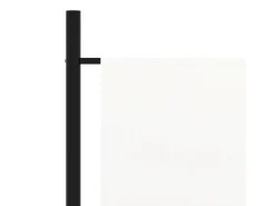 Biombo-Mampara divisoria blanca de tela 175x180 cm Blanco