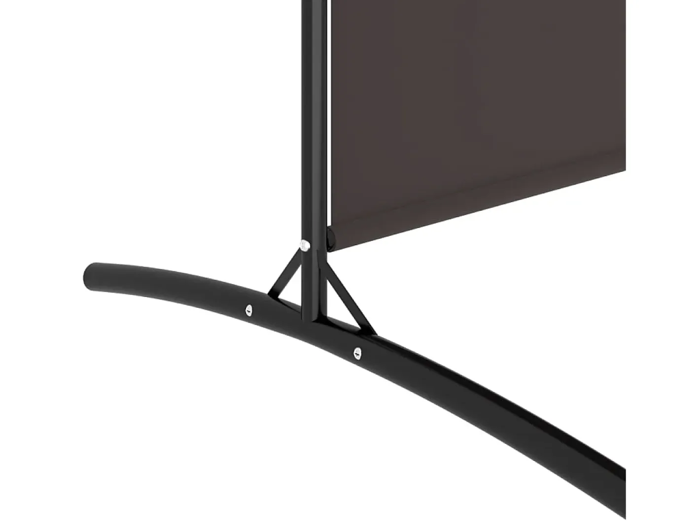 Mampara divisoria de 2 paneles Marrón 348x180 cm Tela Marru00f3n Online