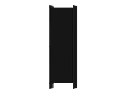 Mampara divisoria de 5 paneles Negra 250x180 cm Negro