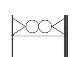 Biombo-Mampara divisoria de 3 paneles Tela Blanca 120x200 cm Blanco