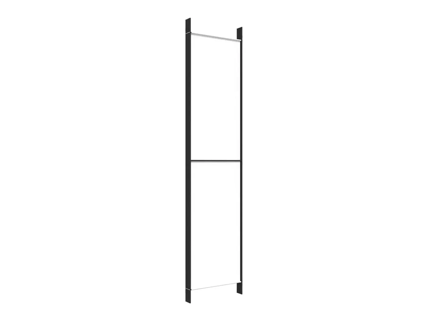 Mampara divisoria de 5 paneles Tela Blanca 250x220 cm Blanco