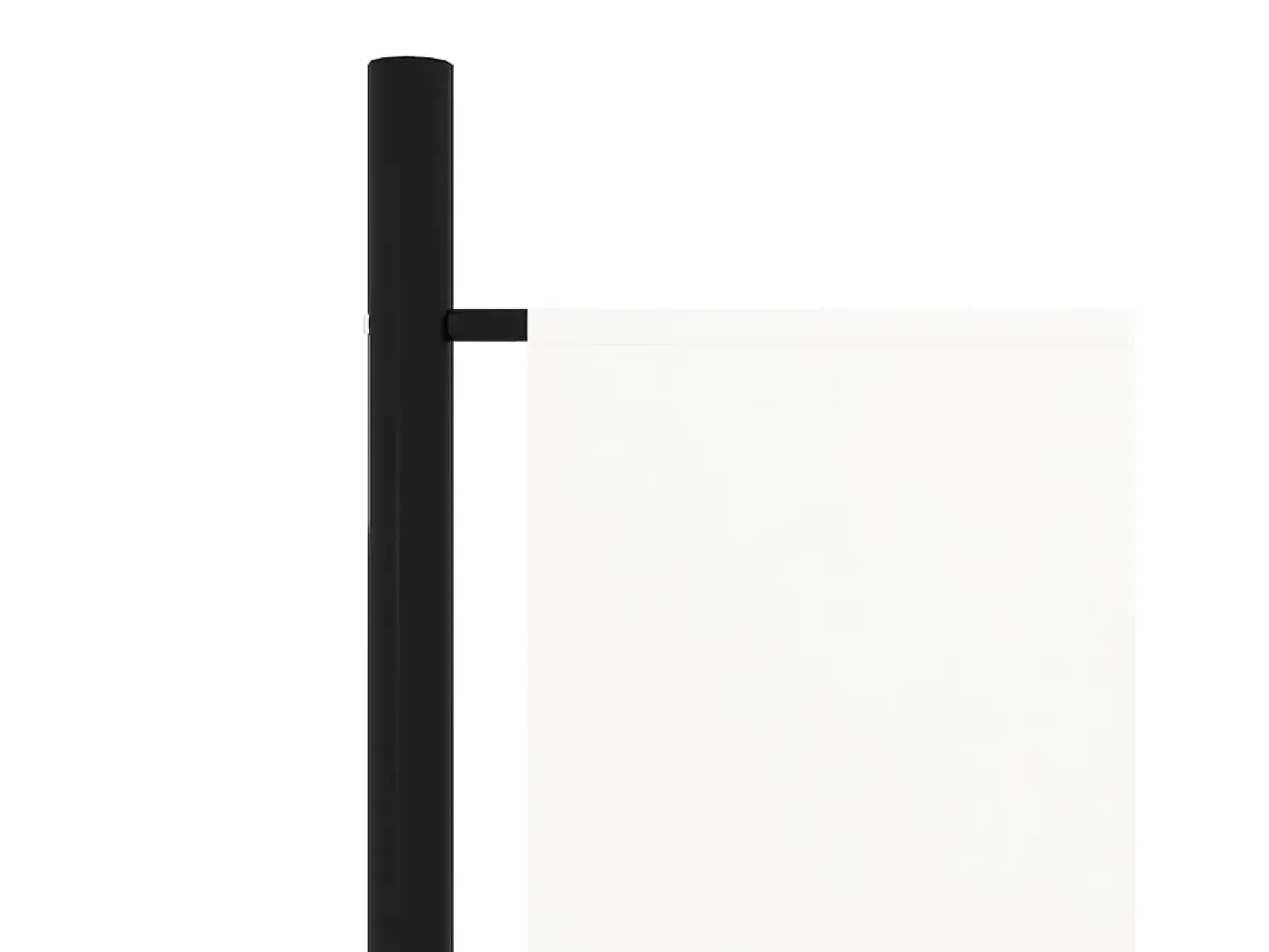 Hot Mampara divisoria de 6 paneles Blanca 300x180 cm Blanco