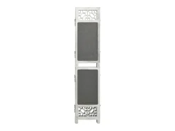 Biombo-Mampara divisoria de 6 paneles 210x165 cm Tela Gris