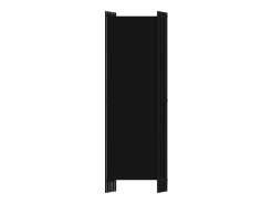 Biombo-Mampara divisoria de 6 paneles Negra 300x180 cm Negro