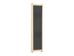 Discount Mampara divisoria de 4 paneles 160x170x4 cm Tela Gris