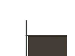 Mampara divisoria de 4 paneles Marrón 200x200 cm Tela Marru00f3n Hot