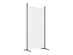 Mampara divisoria de 4 paneles Tela Blanca 346x180 cm Blanco Sale