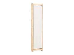 Biombo-Mampara divisoria de 4 paneles 160x170x4 cm Tela Crema