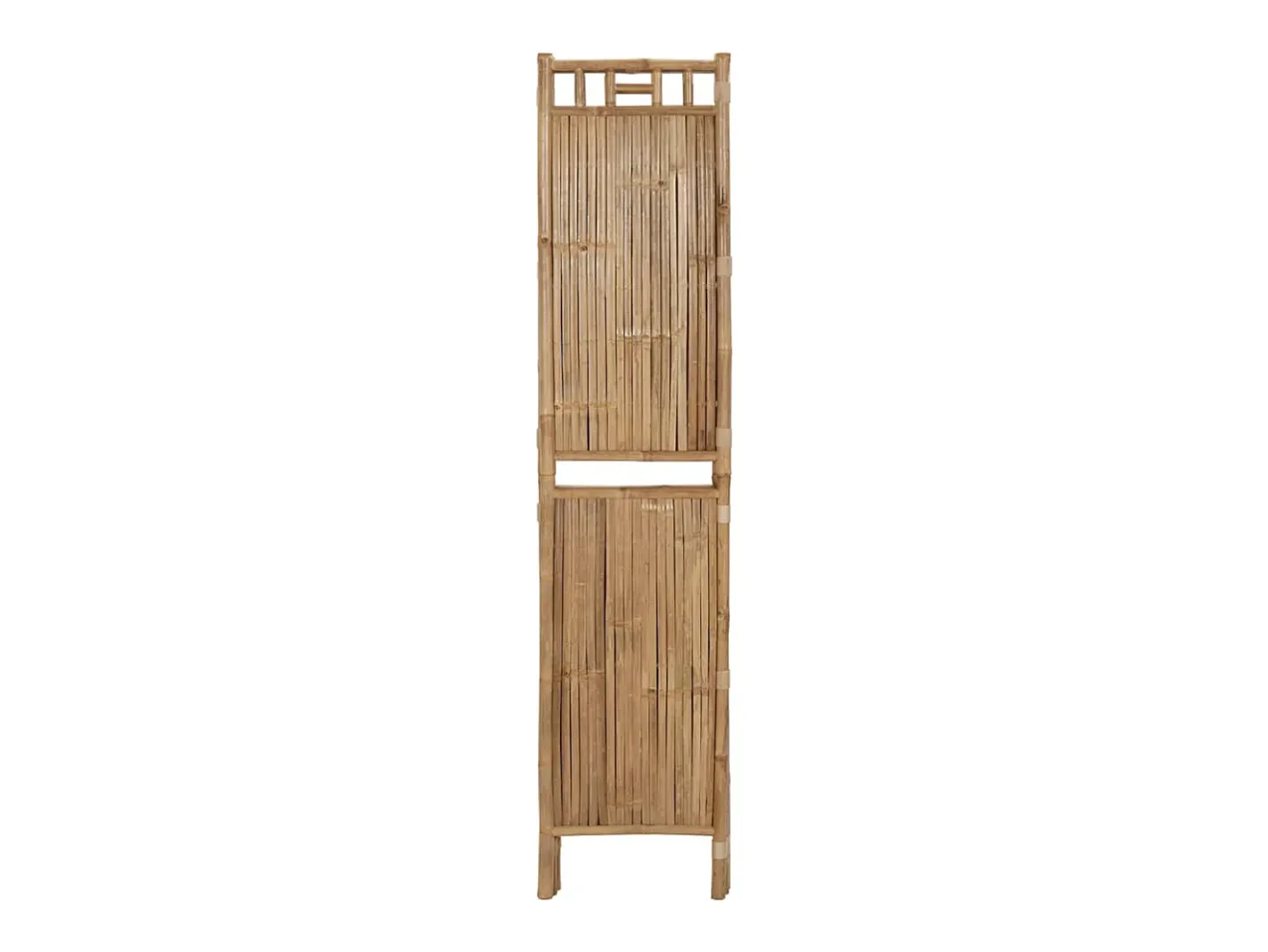 Biombo-Mampara divisoria de bambú de 3 paneles 120x180 cm Marru00f3n