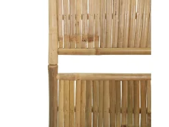 Biombo-Mampara divisoria de bambú de 3 paneles 120x180 cm Marru00f3n
