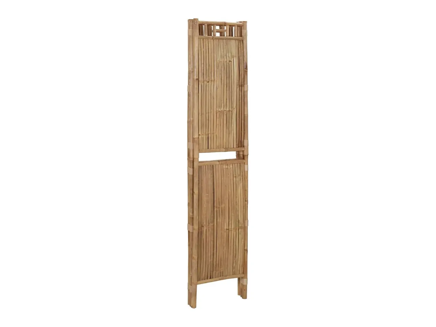Biombo-Mampara divisoria de bambú de 3 paneles 120x180 cm Marru00f3n