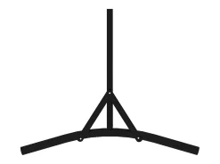 Biombo-Mampara divisoria negra de tela 175x180 cm Negro