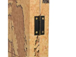Biombo-Mampara plegable 200 x 170 cm Mapa del Mundo Amarillo