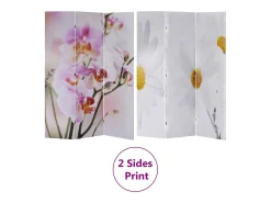 Biombo-Mampara plegable 120x170 cm Flor Multicolor