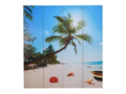 Discount Mampara plegable 160x170 cm Playa Multicolor