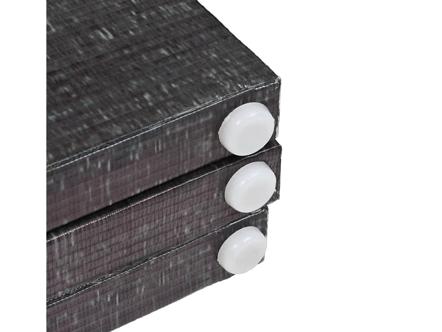 Mampara plegable 160x170 cm Plumas Blanco y Negro Clearance
