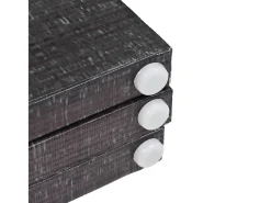 New Mampara plegable 120x170 cm Plumas Blanco y Negro