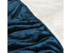 Manta Azul Marino - Nalui Azul oscuro Outlet