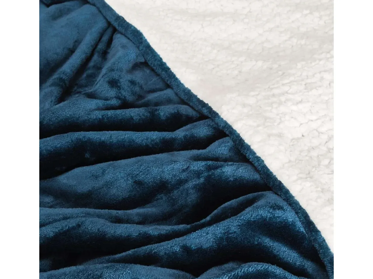 Manta Azul Marino - Nalui Azul oscuro Outlet