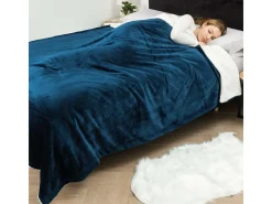 Manta Azul Marino - Nalui Azul oscuro Outlet