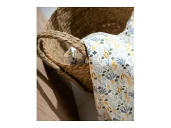 Sauthon Ropa De Cama-Manta blanca de algodón 100x75cm Blanco