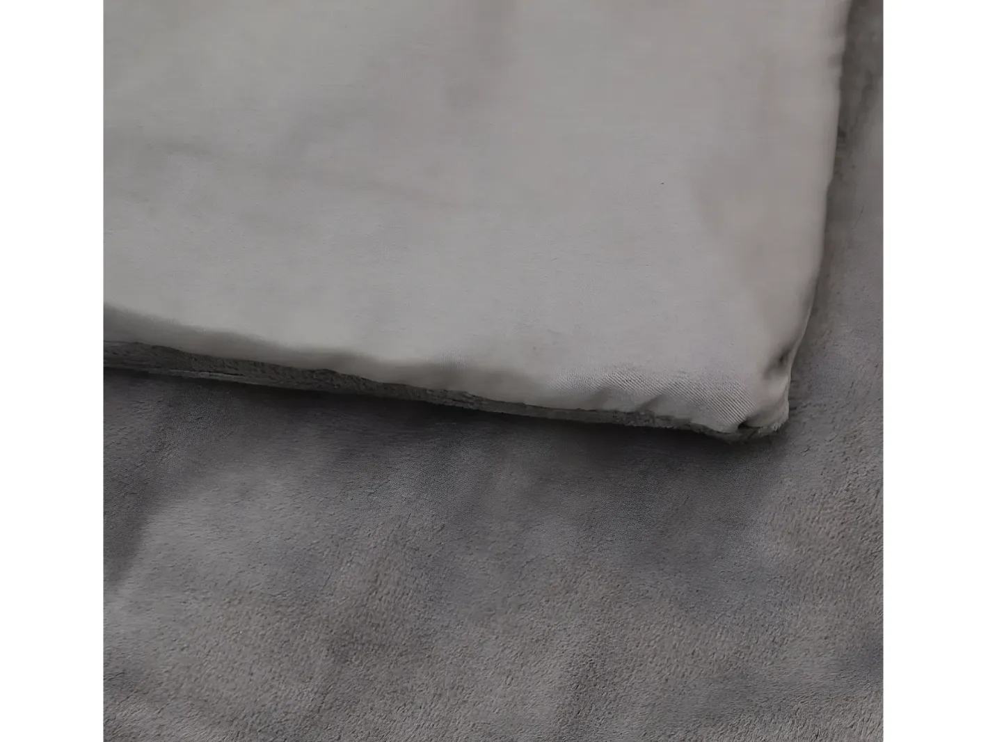 Ropa De Cama-Manta con peso con funda tela 200x225 cm 9 kg ES454803 Gris