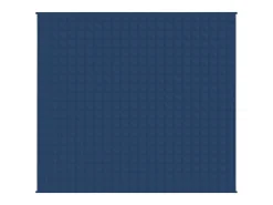 Manta con peso tela 220x240 cm 11 kg ES993719 Azul