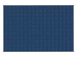 Manta con peso tela 122x183 cm 5 kg ES715069 Azul