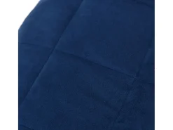 Manta con peso tela 122x183 cm 5 kg ES715069 Azul