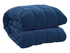 Clearance Manta con peso tela 200x230 cm 13 kg ES589728 Azul