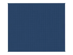 Manta con peso tela 220x260 cm 15 kg ES408471 Azul
