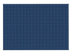 Ropa De Cama-Manta con peso tela 140x200 cm 10 kg ES749636 Azul