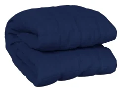 Manta con peso tela 140x200 cm 6 kg ES719263 Azul