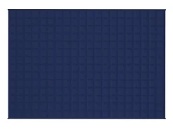 Manta con peso tela 140x200 cm 6 kg ES719263 Azul
