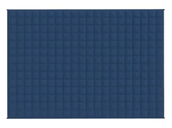 Manta con peso tela 137x200 cm 6 kg ES874282 Azul