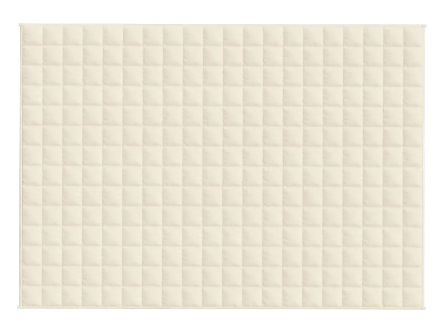 Online Manta con peso tela color claro 135x200 cm 10 kg ES404399 Crema