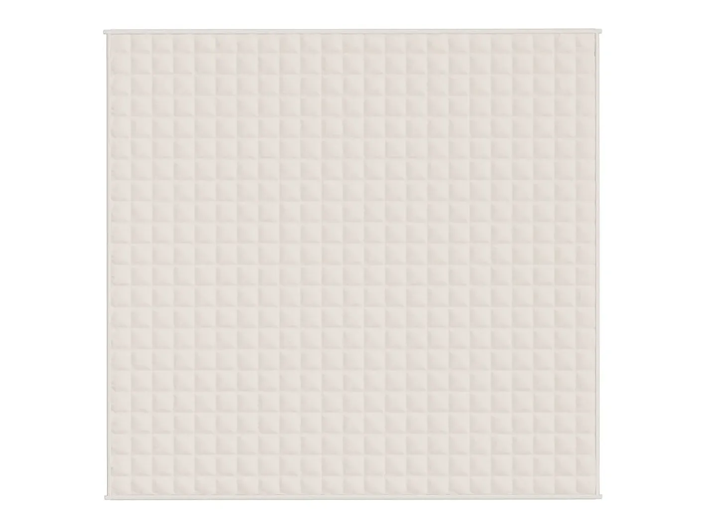 Sale Manta con peso tela color claro 220x230 cm 11 kg ES617825 Crema