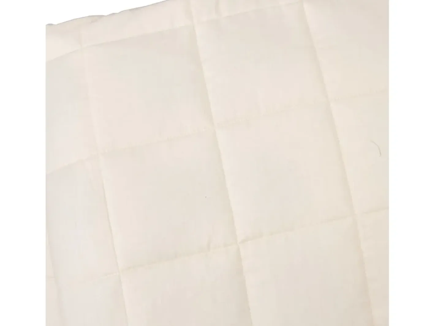 Sale Manta con peso tela color claro 220x230 cm 11 kg ES617825 Crema