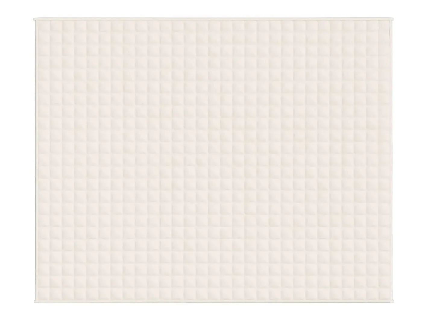 Outlet Manta con peso tela color claro 235x290 cm 11 kg ES412474 Crema
