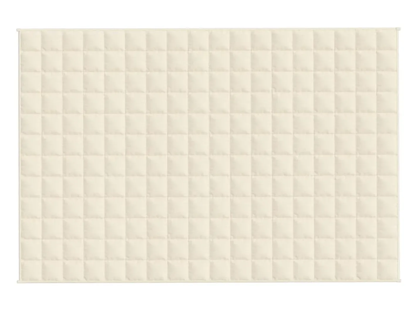 New Manta con peso tela color claro 122x183 cm 9 kg ES823846 Crema