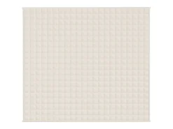 Manta con peso tela color claro 200x225 cm 9 kg ES459226 Crema Outlet