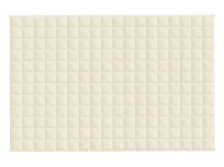Ropa De Cama-Manta con peso tela color crema claro 122x183 cm 5 kg ES305761 Azul