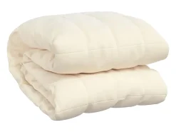 Ropa De Cama-Manta con peso tela color crema claro 122x183 cm 5 kg ES305761 Azul