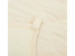 Outlet Manta con peso tela color claro 220x230 cm 11 kg ES638147 Crema