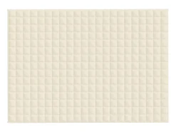 Manta con peso tela color claro 155x220 cm 11 kg ES568975 Crema Discount