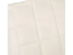 Online Manta con peso tela color claro 200x220 cm 13 kg ES380422 Crema
