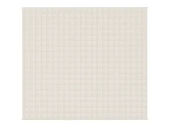 Online Manta con peso tela color claro 200x220 cm 13 kg ES380422 Crema